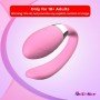 Wearable U Shape Remote Control Clitoris Luxury Vibrator LXV-030