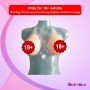 Silicone Breast 550 gms/pair with Transperant Bra SBP-001
