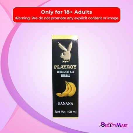 Playboy Lubricant Water Based Gel-Banana Flavoured CGS-031