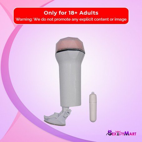 Super Soft Vibrating Male Stroker With Suction MS-048