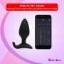 Lovense Hush App Controlled Vibrating Butt Plug (1.5 inch/1.75 inch)  ACV-004
