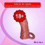 Solid Head Reusable Penis Extension Sleeve chocolate PES-026